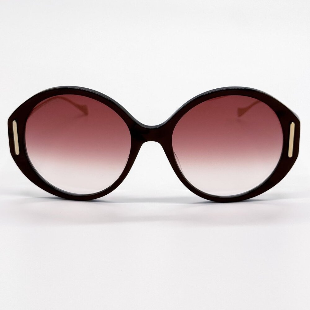 NEW GUCCI SUNGLASSES GG1202S 004 GOLD/BLACK WOMEN EYEWEAR GUCCI - Picture 6 of 12